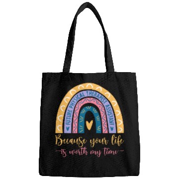 Discover Future Physical Therapist Assistant In Progress Rainbow Bags