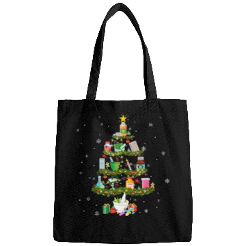 Discover Pharmacy Christmas Tree Medication Pharmacist Fun Gift Idea Bags