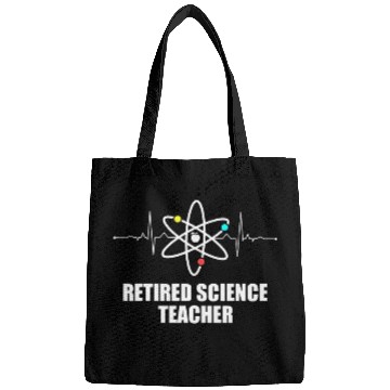 Discover Retired Science Teacher Heartbeat School Retirement Bags