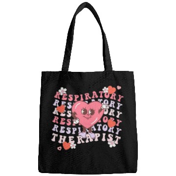 Discover Retro Valentines Day Respiratory Therapist RT Pulmonologist Bags