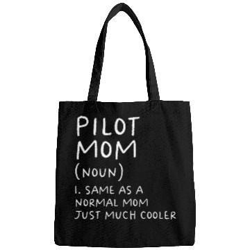 Discover Pilot Mom Definition Airplane Bags
