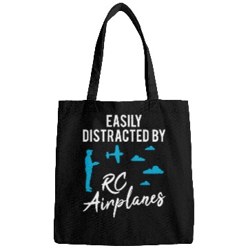 Discover Model Aircraft Aviator Pilot Model Flight Funny Saying Bags