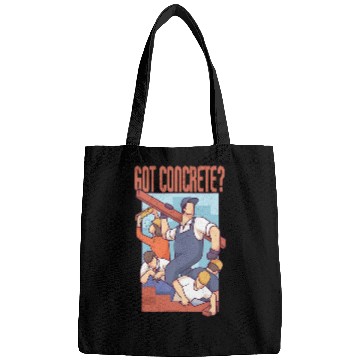Discover Got Concrete Construction Worker Bags