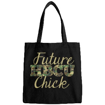 Discover Future HBCU Chick Student or Grad Camo Letters Women Bags
