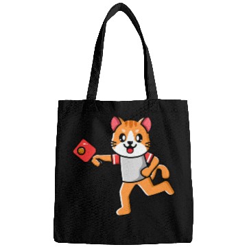 Discover Kawaii Cat Playing Pickleball Funny Pickleball Player Bags