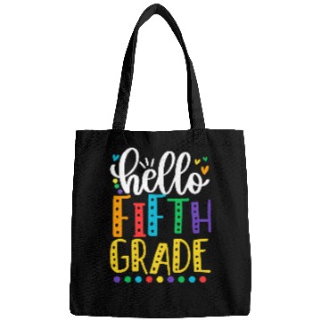 Discover Hello Fifth Grade Funny Teacher Student Back To School Bags