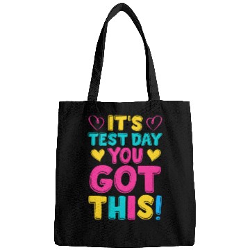 Discover Its Test Day Cute Testing Day Teacher Student Novelty Bags