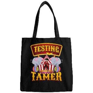 Discover Testing Tamer Test Day Teacher in Circus Theme Women Men Bags