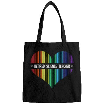 Discover Retired Science Teacher Done Flag School Retirement Bags