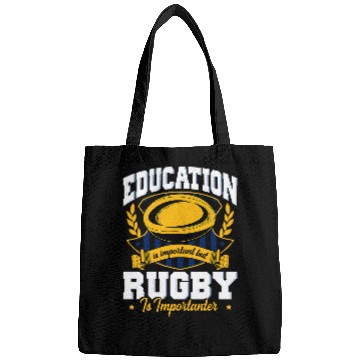Discover Education Is Important But Rugby Is Importanter 3 Bags
