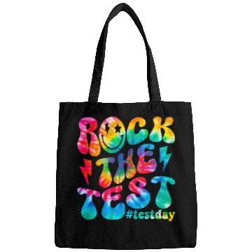 Discover rock test testing day motivational teacher student Bags