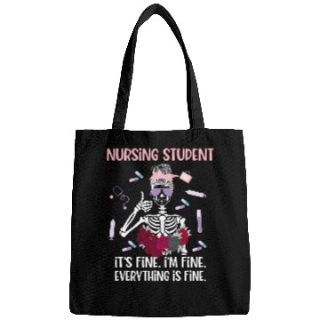 Discover Future nurses Funny Nursing Student nurses In Progress Bags