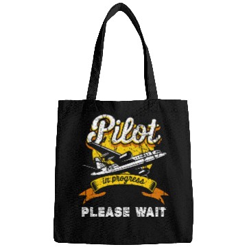 Discover Pilot In Progress Flight School Aviator Squad Airplane Fly Bags