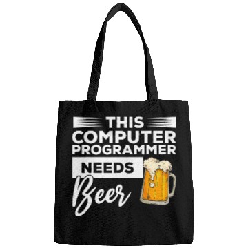 Discover This Computer Programmer Needs Beer Programming Coding 1 Bags