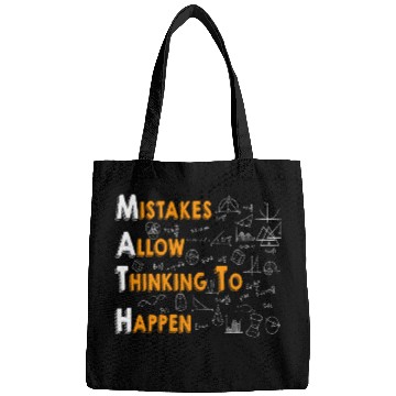 Discover Mistakes Allow Thinking To Happen Math Teacher Math Student Bags