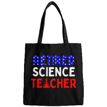 Discover Retired Science Teacher Graduated School Retirement Bags