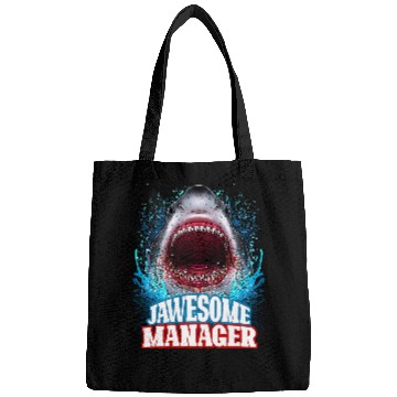Discover Jawesome Manager Boss Supervisor Great White Shark Bags