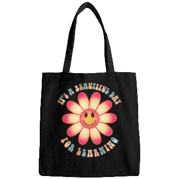 Discover Its a beautiful day for learning Graphic Womens Book Lover Bags