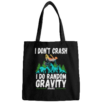 Discover I Dont Crash I Do Random Gravity Checks Mountain Biking 3 Bags