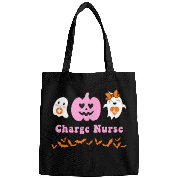 Discover Charge nurses Halloween RN Spooky Pumpkins Nursing Bags