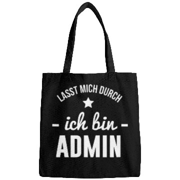 Discover Lasst Mich Durch Ich Bin Admin Computer Scientist Saying Bags