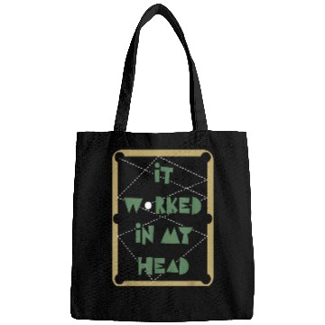 Discover It Worked In My Head Pool Billiard Team Bags