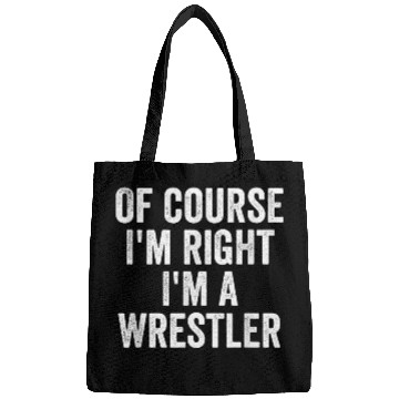 Discover Sarcastic High School College Pro Wrestler Bags
