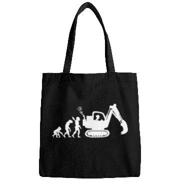 Discover Excavator Operator Driver Construction Worker Job Evolution 1 Bags