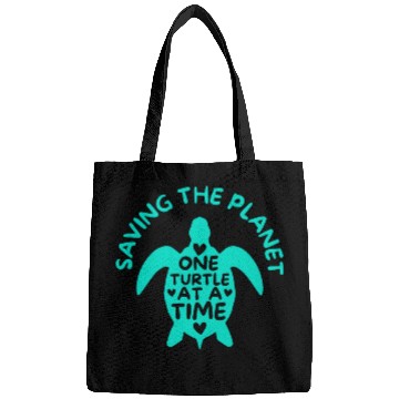 Discover Saving The Planet One Turtle At A Time Tortoise Animal Bags