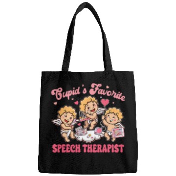Discover Groovy Cupids Favorite Speech Therapist Valentines Day SLP Bags