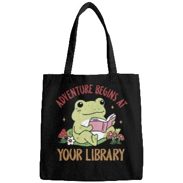 Discover Adventure Begins At Your Library Summer Reading 2024 Frog Bags