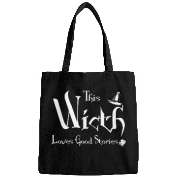 Discover Halloween Library Witch book lover Reading Teacher Bags