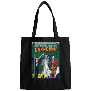 Discover Halloween Horror vintages Vampire Grim Reaper Comic Book Bags