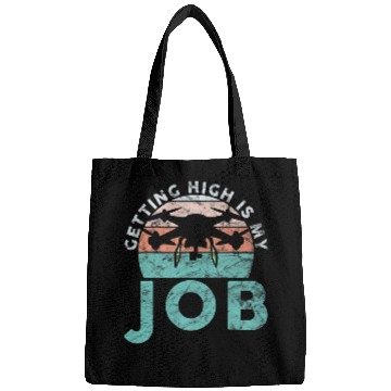 Discover Drone Pilot Getting High Is My Job Quadrocopter Bags