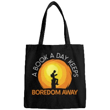 Discover A Book A Day Keeps Boredom Away Bookworm Reading Bibliophile Bags