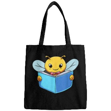 Discover Bee Book Lover Reader Bags