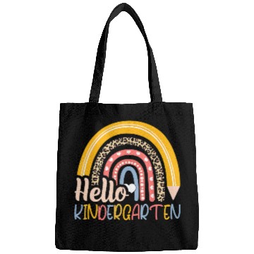 Discover Hello Kindergarten Teacher Rainbow Back To School Student Bags