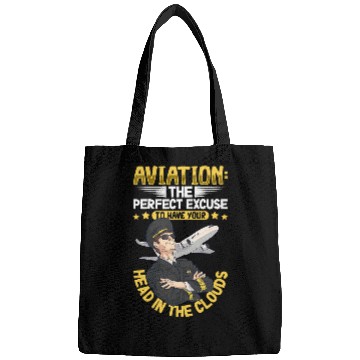 Discover Future Pilot Aviation Airplane Airline Aviator Lifestyle 4 Bags