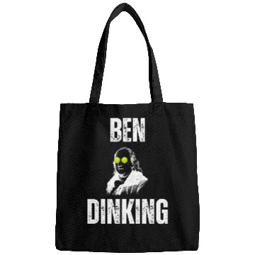 Discover Ben Dinking Funny Sarcastic Pickleball Player Slogan Novelty Bags