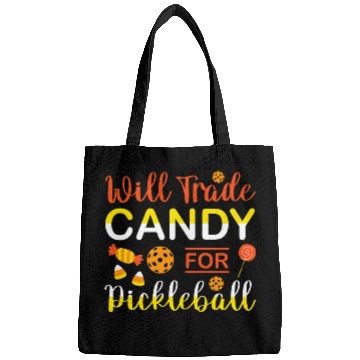 Discover Halloween Pickleball Tee Will Trade Candy For Pickleball Bags