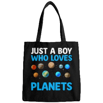 Discover Just A Boy Who Loves Planets I Astronomy Bags