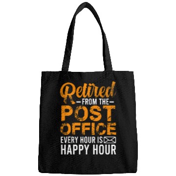 Discover Retired From Post Office Funny Retired Postal Worker Gift Bags