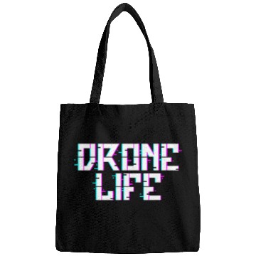 Discover Drone Pilot Retro vintages 80S 90S Glitch Bags