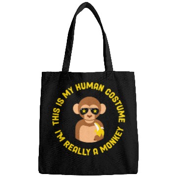 Discover This is My Human Costume Im Really A Monkey Monkeys Animal Bags