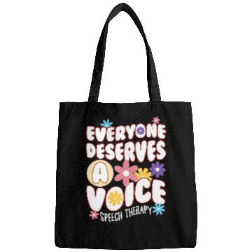 Discover Everyone Deserves a Voice Speech Therapy Bags