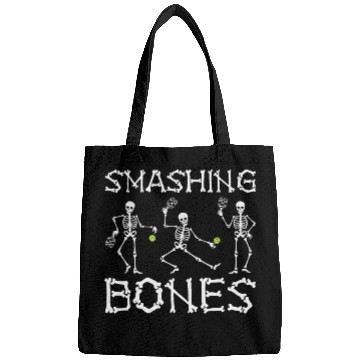 Discover Halloween Pickleball Smashing Bones Skeletons Pickleball Bags