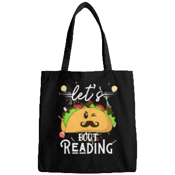 Discover Lets Taco Bout Reading Teacher Student Back To School Funny Bags