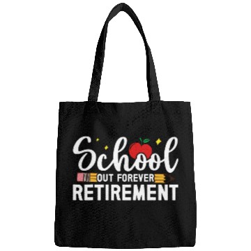 Discover Retired Teacher Appreciation Retirement School Worker Bags