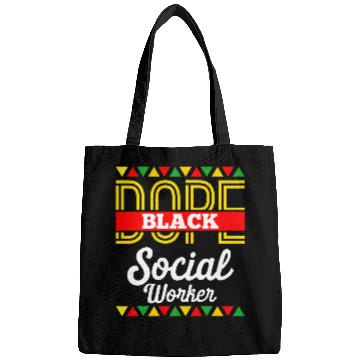 Discover Dope Black Social Worker African American Pride BLM Bags