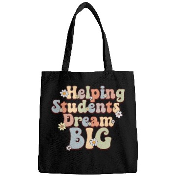 Discover Helping Students Dream Big School Counselor Week Boho Floral Bags